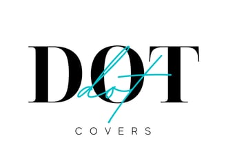 Dot Covers bold black and teal logo
