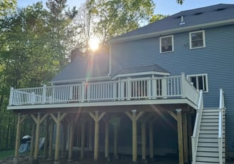 renovated deck construction