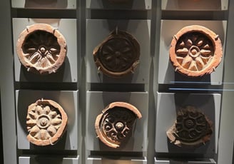 Goguryeo roof tile ends