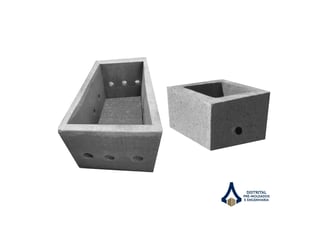 Caixas de concreto