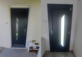 remplacement porte d'entrée blindee