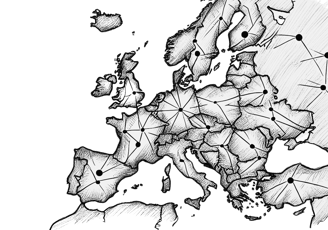 a map of europe and the european union