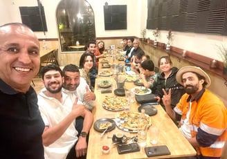 moroccans celebrating ramadan in iftar time
