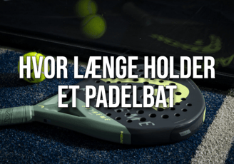 Hvor længe holder et padelbat cover