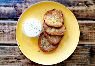 potato pancakes Snekutis