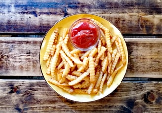 french fries frites Snekutis