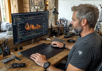 Marketing team working on PC