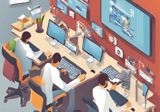 person holding pencil near laptop computer