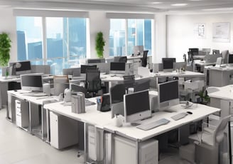 gray computer monitor