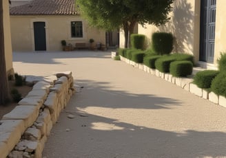 a house with a driveway and driveway with a driveway