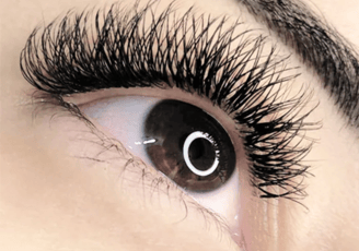 extensões de cílios