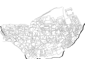 Map displaying the layout as is today.