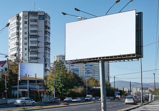 brand ooh campaign on a big commercial billboard