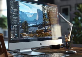 SEO website on a computer on a desk 