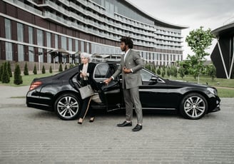 Private chauffeur with black sedan – hourly hire in Marseille, France