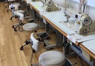 Industrial sewing machine servicing for colleges, schools and universities