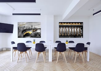 communication événementiel, visuels photo décoration entreprise bureaux