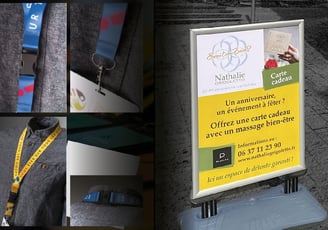 affiches menus kakemono roll-up
