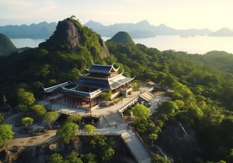 Malaysian temple in the mountains.png