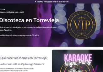 Discoteca Torrevieja Vip Lounge