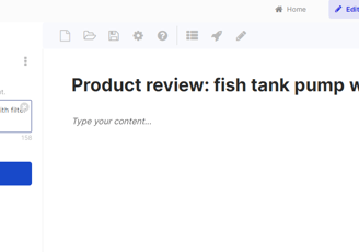 blog intro input - product review