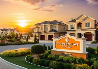 a sign that says sunrise over a sign that says sunrise over a sign that says