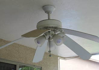 a fan with droopy blades