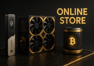 a coffee cup with a bitcoin on the side and a bitcoin