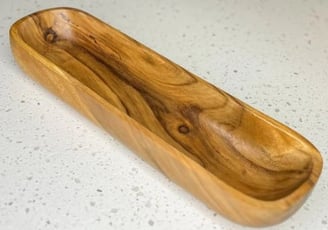 a wooden bowl with a wooden candle wood candle bowl