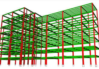 Projeto Estrutural de Universidade em Metálica.