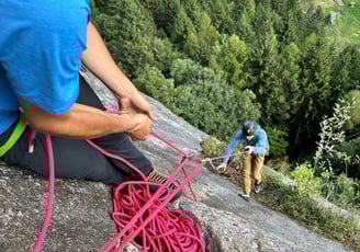 Self rescue for rock climbers