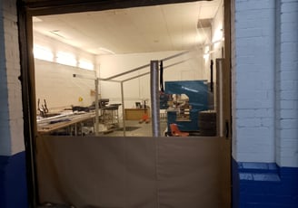 pvcfab enclosed roller shutter door panoramic curtain by pvcfab