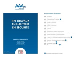 Travaux en hauteur en sécurité