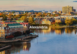 Riverview in Alexandria Virginia with waterview condos and homes