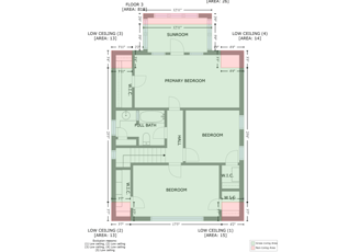 GLA (Gloss Living Area) with calculations