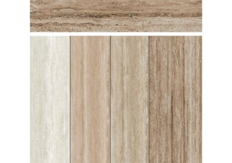 color table of the line travertine flexible stone for commercial application