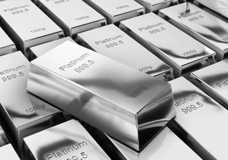a bunch of silver bars with a silver bar