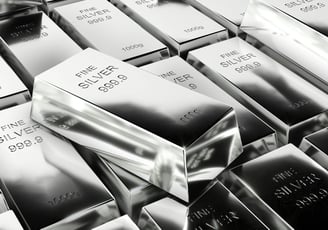 a bunch of silver bars