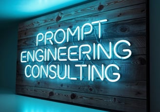 a neon sign that says,'promote engineering consulting