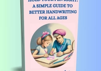 Cover of the book "Hold your pen right: a simple guide to better handwriting for all ages" 