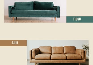 nettoyage canape en tissu et en cuir