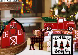 rustic farmhouse christmas decor