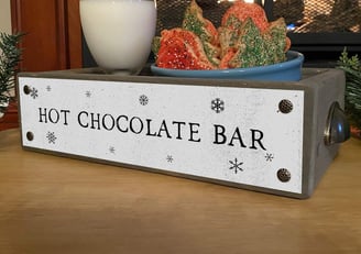 hot chocolate bar/tray christmas