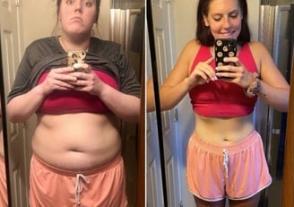 Rose lost 20 pounds!