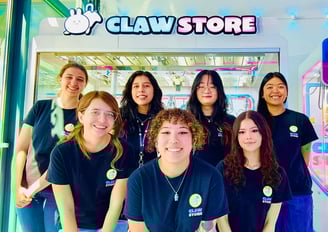 Team members at Claw Store