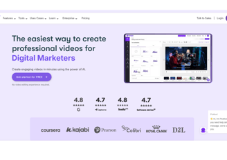 Dashboard of Pictory AI