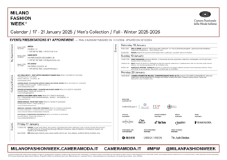 milan fashion week tickets, milan fashion week calendar, milan fashion week dates, 