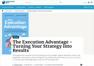 Managementboek.nl Execution Advantage preview