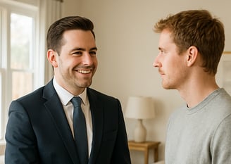 Buying talking to seller