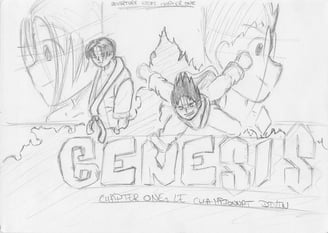 Les Chroniques d'Emenia, par Asyldo. Projet 2002 : Brouillon titre.